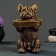 Candy Candy "A Dog with Brain" Bronze, 24x15x17cm