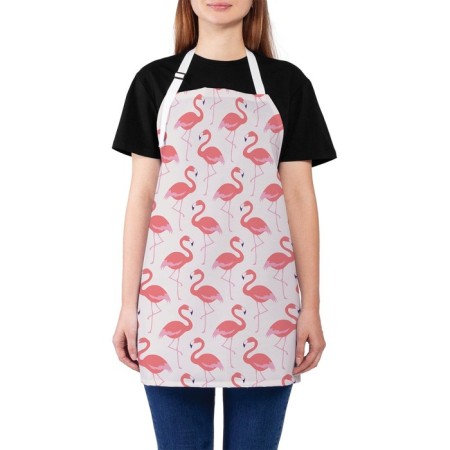 Apron kitchen with a photo print “Fllaming environment”, adjustable, size OS