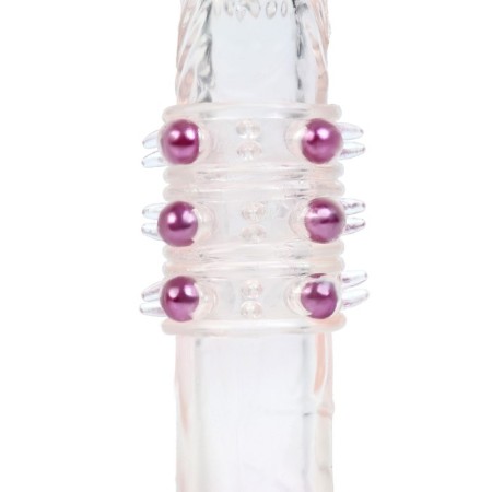 A set of nozzles of massage, stimulating, with a vibro -ring, gel silicone, 5 pcs-1