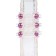 A set of nozzles of massage, stimulating, with a vibro -ring, gel silicone, 5 pcs
