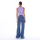Women's jeans, blue color, size 44 (38)
