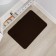 Rapid -shaped moisture -ups, without edging, 40 × 60 cm, brown color