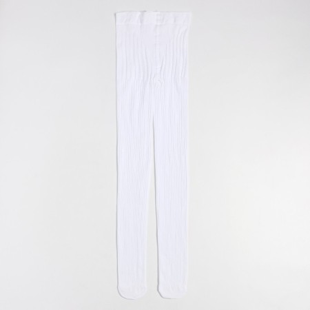 Pantyhose children, white color, height 116-122 cm-1