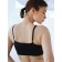 Female top on thin adjustable straps Mirey, size 50, black color