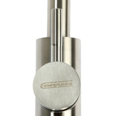 Mixer for the kitchen "Soyuzkran" 567-091, single-leaf, high spout 300 mm, stainless steel, chrome-2