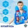 Inflatable vest for swimming, children's, puppy patrol, blue color