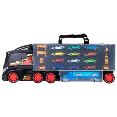 Auto -Vorot Case Givito "My City", with cars, black color, 60 cm-1