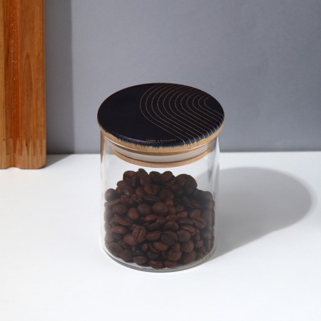 Bank for storage "Geometry", 250 ml-1