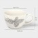 New Year's mug for the snow Cone, 370 ml, 14.5 × 10.8 × 7.2 cm, ceramics, white color.