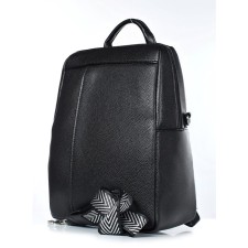 Youth backpack, artificial leather, 255x330x125 cm, black