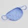 Reusable face mask of 100 % cotton, 2-layer, blue, 19 x 13 cm
