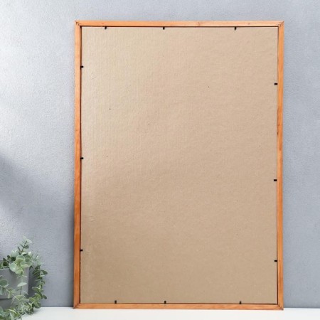 Photo frame 50x70 cm walnut (plastic screen)-2