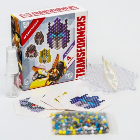 Аквамозаика «Трансформеры», 4 фигурки, маски-1