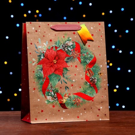 Gift package "New Year" 26 x 32 x 12 cm-2