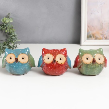 Pigger Ceramics "Filina Eyes" Stocks "set 3 pcs. 10x8.5x13.5 cm