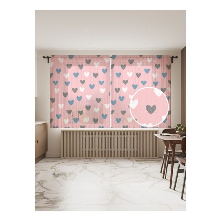 Photo "Vanilla Hearts", size 145x180 cm, 2 pcs