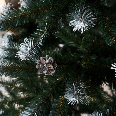 Artificial Christmas tree "Taiga elite snow -white" (with cones) 220 cm-1