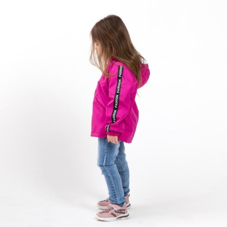 Vetrovka nursery, raspberry color, height 128-134 cm-3