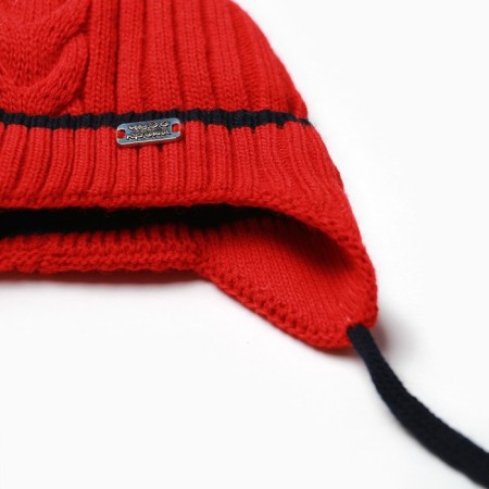 Children's hat, red color, size 44-46-1