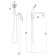 LEMARK SHIFT LM4344C bathtub mixer, single -leaf, pour 233 mm, floor, chrome
