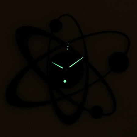 Wall-wall watches "Cosmos", silent, D-40 cm, dial 12 cm, luminous, aa-3