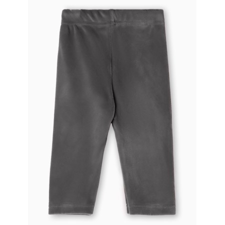 Pants (leggings) Kroshka I'm plushy, p. 80-86 cm, gray-9