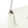Women's bag with lightning, white color