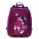 School backpack 38 x 30 x 16 cm, ergonomic back, stavia "cat 3d", lilac