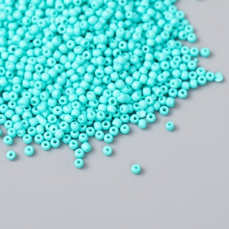 Glass beads 12/0 "bright blue" 15 grams