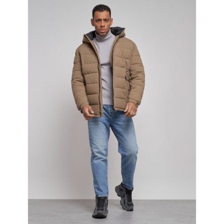 Sports male winter, size 52, brown color-13