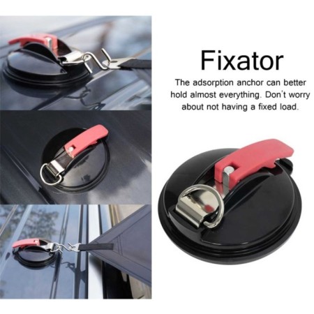 Vacuum suction cup for fastening with a ring, d 11cm-1
