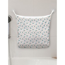 Organizer in a bathtub on the suction cups “Foxes in the Forest”, for storing toys and trifles, size 33x39 cm