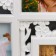 Photo frame plastic in 3 photos 10x15 cm "Blooming cherry" white 33x29 cm