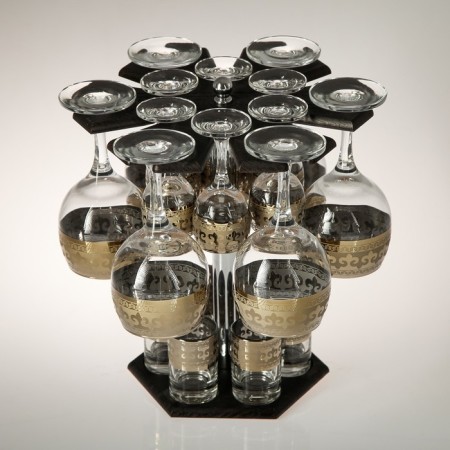 Mini-bar 18 objects Wine Carousel Byzantium, dark 240/55/50 ml-2
