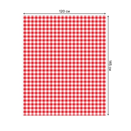 Tables on the table "Italian style", rectangular, Saten, size 120x145 cm-1