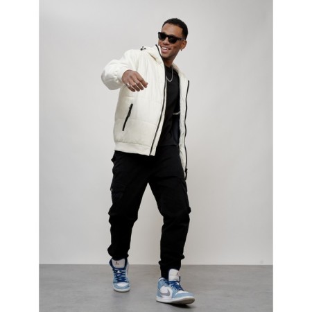 Sports male jacket, size 56, white color-13