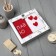 Set of towels "Love Yu" 35x60 cm-2 pcs, 100% cotton, 350 g/m2