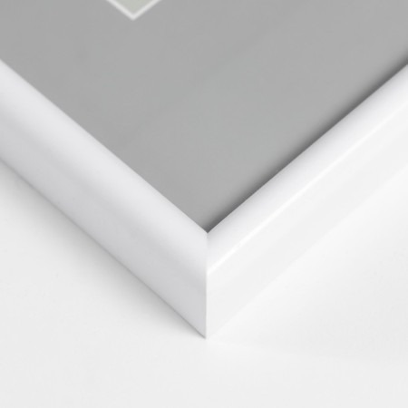 Photo frame Plastic "Decoline" 21x29.7 cm, (A4) white-2