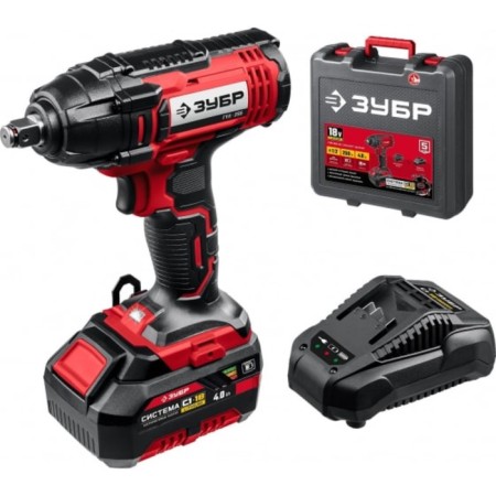 Gaikovert shock bison GUL-255-41, battery, 18 V, 1x4 Ah, 2800 rpm, 0-3600 FP/min