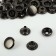 Installation button, omega (o-shaped), iron, d = 12 mm, black nickel color