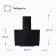 Delvento DLV52B1 hood, inclined, 750 m3/h, 3 speeds, 50 cm, black