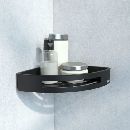 Corner regiment IDDIS Optima Home She11sbi44, black, stainless steel-1