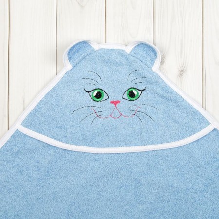Children's corner "Pussy", size 90x90 cm, blue color-2
