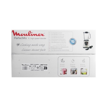 Bleader Moulinex LM871A10, stationary, 1200 W, 2 l, speed adjustment, golden-7