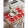 A set of napkins for setting the table "Fit date", rectangular, rounded edges, size 30x46 cm, 4 pcs