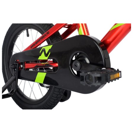 Cycling 16 "Novatrack Juster, red color-3