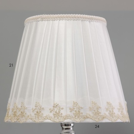 Table lamp enthusiasm 1x60W E27 silver 26x26x46 cm Risalux-1