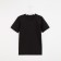 T -shirt male plain, black color, size 56
