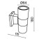 Sconces Outdoor O574WL-02W, 2x50W, 6.4x6.4x18 cm, GU10, white color