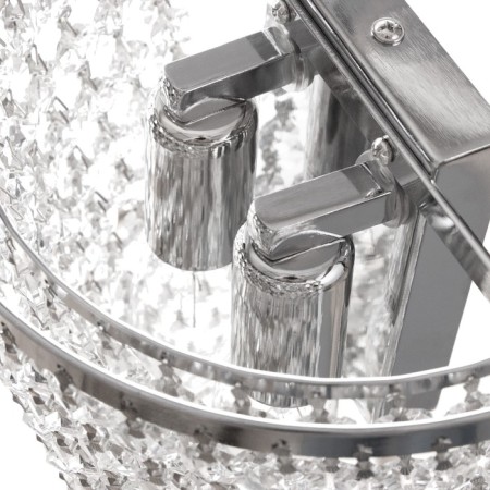 Bra "Gloria" 1x60W E14 chrome 20x12x32cm-5